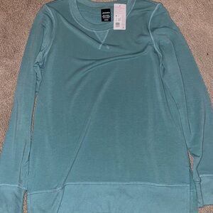 Jockey Aqua Long Sleeve Shirt